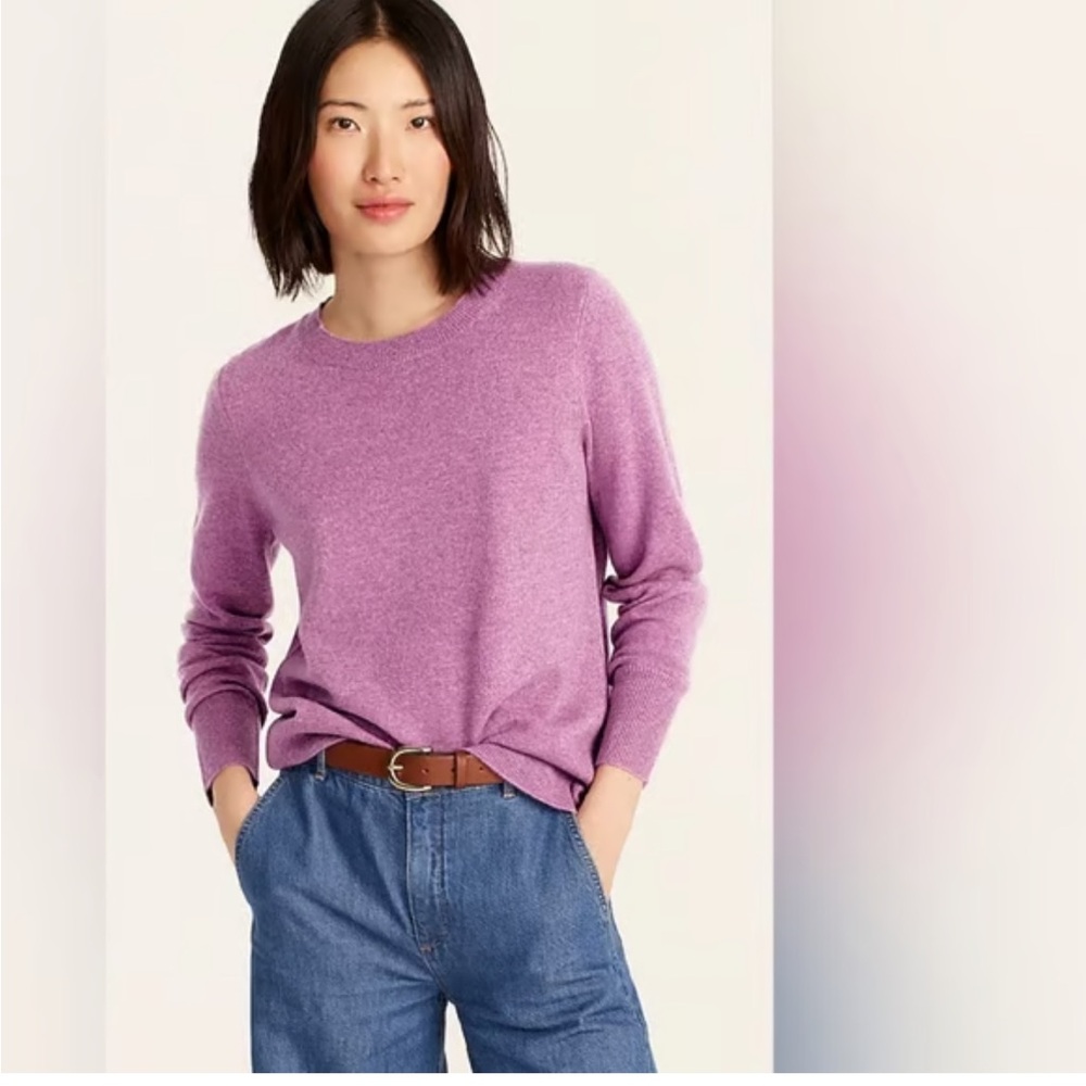 J Crew Cashmere Women's Purple Sweater